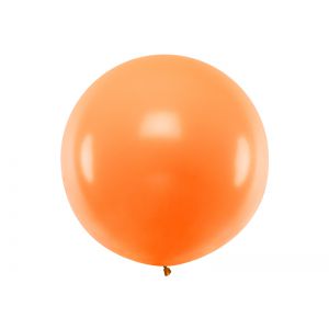 Balon okrągły, 1 m, Pastel Orange