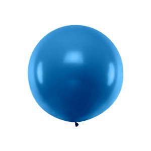Balon okrągły, 1 m, Pastel Navy Blue