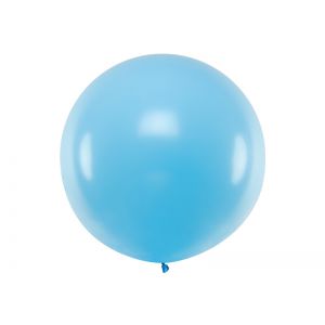 Balon okrągły, 1 m, Pastel Sky-Blue