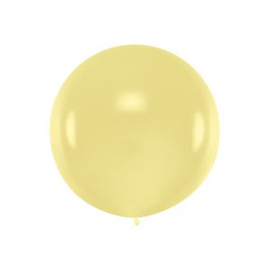Balon okrągły, 1 m, Pastel Cream