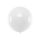 Balon okrągły, 1 m, Pastel White