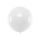 Balon okrągły, 1 m, Pastel White