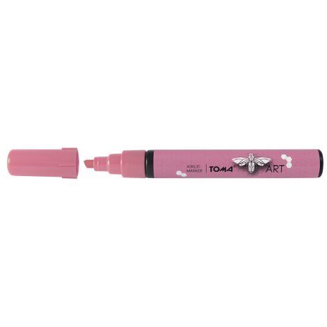 Marker akrylowy Toma Art 2.5mm, Różowy
