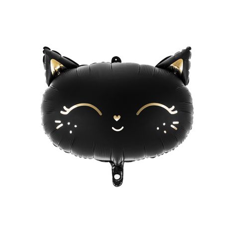 Balon foliowy Kotek, 48x36cm, czarny - 6