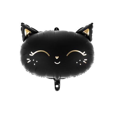 Balon foliowy Kotek, 48x36cm, czarny - 6