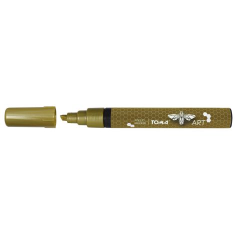 Marker akrylowy Toma Art 2.5mm, Złoty