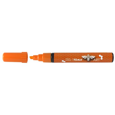 Marker akrylowy Toma Art 2.5mm, Pomarańczowy