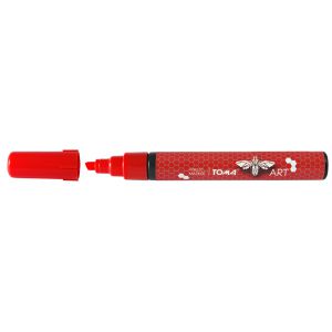Marker akrylowy Toma Art 2.5mm, Czerwony