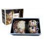 Komplet dwóch filiżanek Carmani 250ml ze spodkami - G. Klimt, Pocałunek - 3
