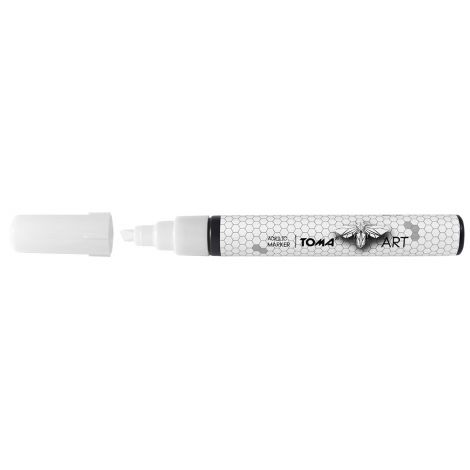 Marker akrylowy Toma Art 2.5mm, Biały