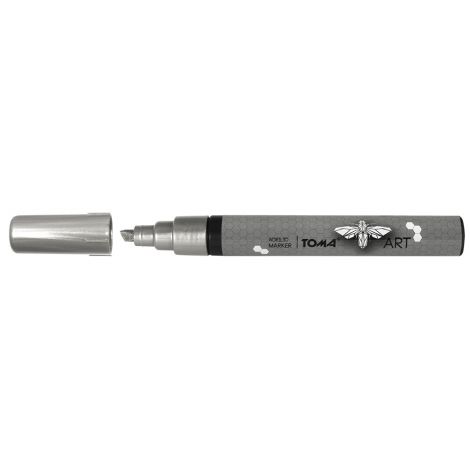 Marker akrylowy Toma Art 2.5mm, Srebrny