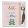 Notes Drewniany dpCraft 130x185mm/128, Tygrys - 2