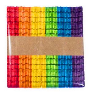 Patyczki kreatywne konstrukcyjne dpCraft kolorowe 11.5cm, 50szt