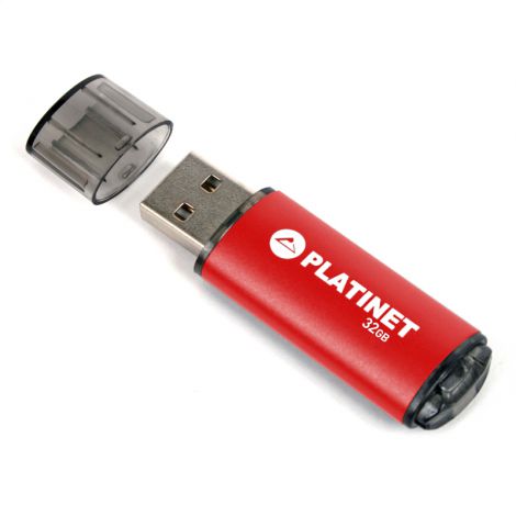 Pendrive Platinet USB 2.0 X-Depo 32GB, Czerwony