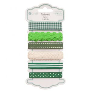 Tasiemki satynowe dpCraft Evergreen, 6x2m