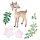 Zestaw Wykrojników dpCraft Boho Bambi, 6szt
