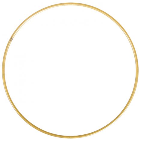 Obręcz metalowa dpCraft 25cm, Złota