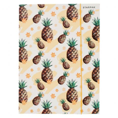 Teczka Starpak A4 z gumką, Kaktus/Ananas - 3