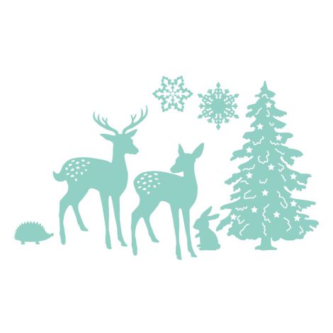 Zestaw Wykrojników dpCraft Winter Wonderland, 7szt