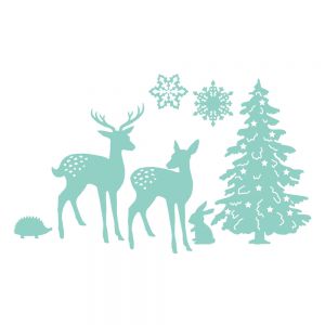 Zestaw Wykrojników dpCraft Winter Wonderland, 7szt