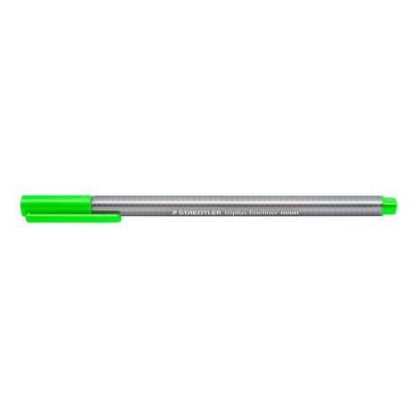 Cienkopis Staedtler Triplus, trójkątny, 0.3mm, zielony neon - 2
