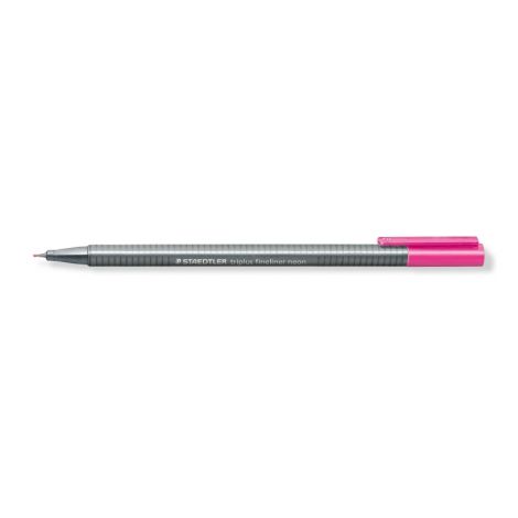 Cienkopis Staedtler Triplus, trójkątny, 0.3mm, różowy neon