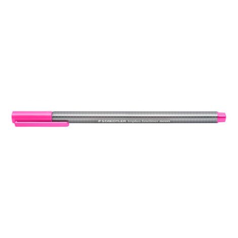 Cienkopis Staedtler Triplus, trójkątny, 0.3mm, różowy neon - 2