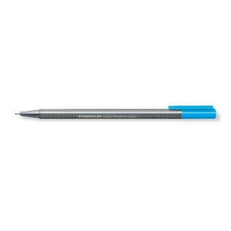 Cienkopis Staedtler Triplus, trójkątny, 0.3mm, niebieski neon