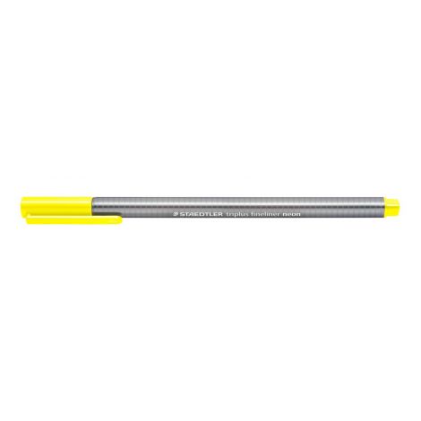 Cienkopis Staedtler Triplus, trójkątny, 0.3mm, żółty neon - 2