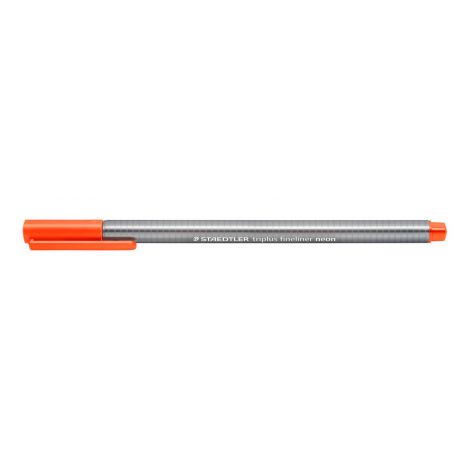 Cienkopis Staedtler Triplus, trójkątny, 0.3mm, czerwony neon - 2