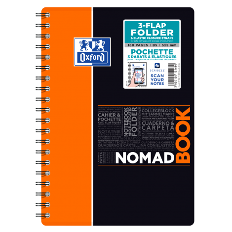Kołonotatnik Oxford Student Nomadbook B5/80 kratka - 8