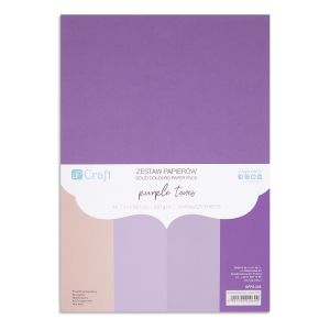 Zestaw papierów dpCraft A4/20/220g, Purple Tones