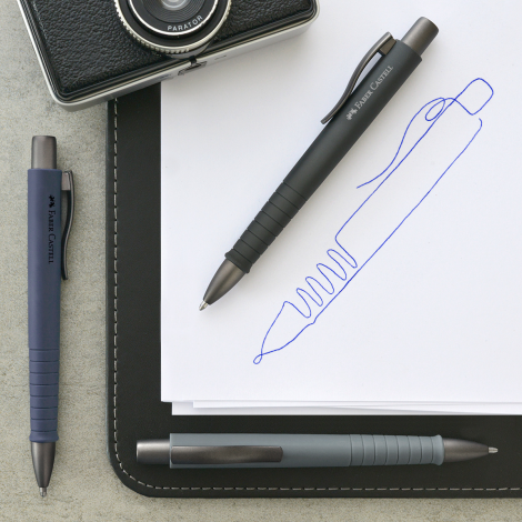 Długopis Faber-Castell Poly Ball, All Black, XB - 3