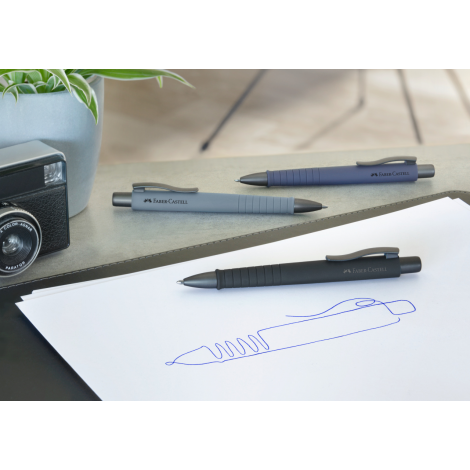 Długopis Faber-Castell Poly Ball, All Black, XB - 4