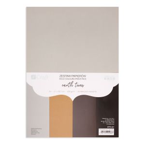 Zestaw papierów dpCraft A4/20/220g, Earth Tones