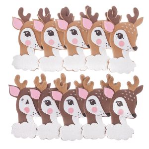 Naklejki z pianki dpCraft 3D Bambi, 10szt