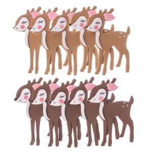 Naklejki z pianki dpCraft 3D Bambi, 10szt