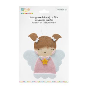 Kreatywna Dekoracja dpCraft z filcu, Aniołek