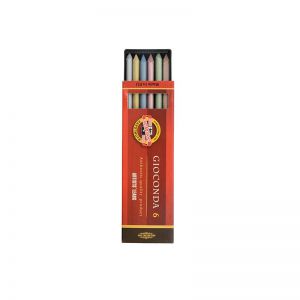 Grafity do ołówków mechanicznych Koh-i-Noor 5.6 mm, 6szt Metaliczne