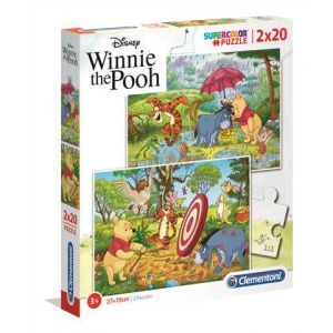 Puzzle Clementoni 2x20el Supercolor Winnie The Pooh