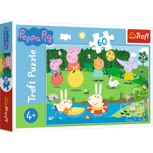 Puzzle Trefl 60el Świnka Peppa: Wakacyjna zabawa