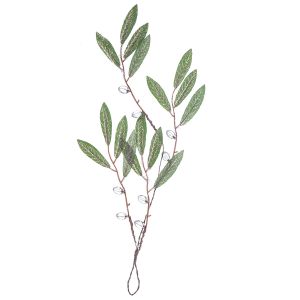 Gałązka Oliwna dpCraft Efekt Lodu z kryształami, 40cm