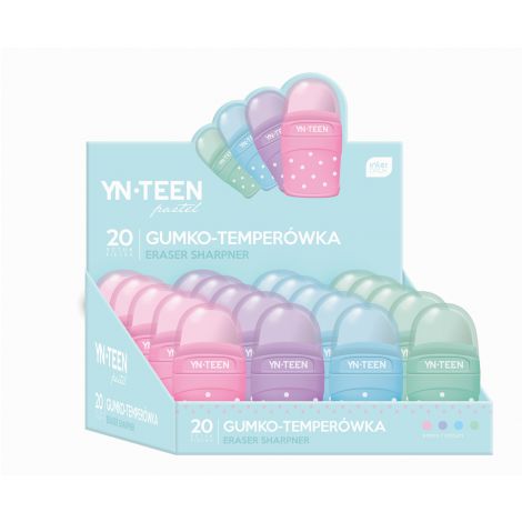 Temperówko-gumka Interdruk YN-Teen Pastel - 2