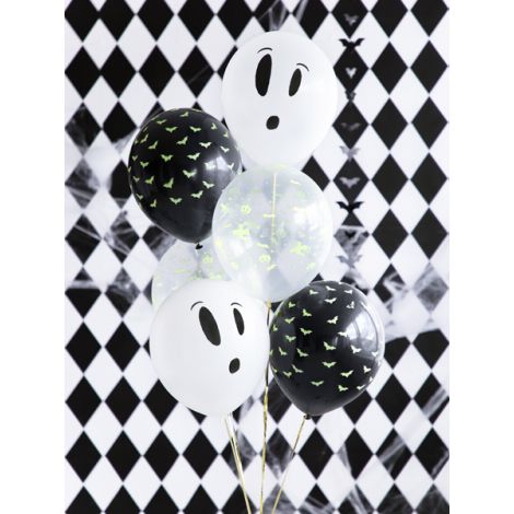 Balony UV BOO!, 27cm, mix, 3 sztuki