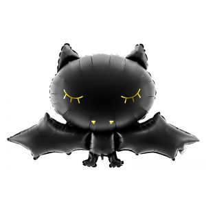 Balon foliowy Nietoperz, 80x52cm, czarny