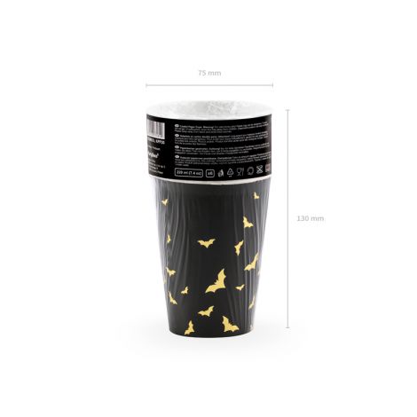 Kubeczki Trick or Treat, 220 ml, 6 sztuk - 7