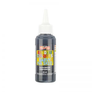 Farba witrażowa Koh-i-Noor, 60 ml, czarna konturówka