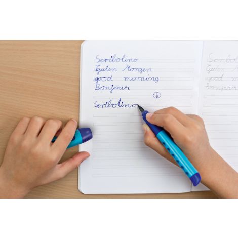 Pióro wieczne Faber-Castell Scribolino dla leworęcznych, Niebieskie - 4