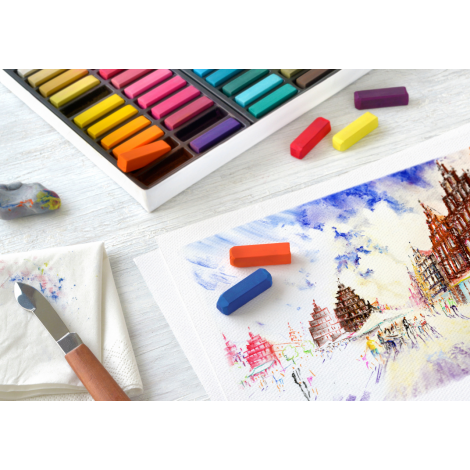 Pastele suche Faber-Castell Creative Studio Mini, 24 sztuki - 3