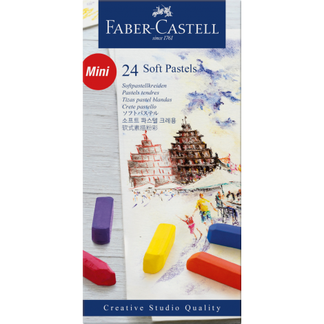 Pastele suche Faber-Castell Creative Studio Mini, 24 sztuki - 4